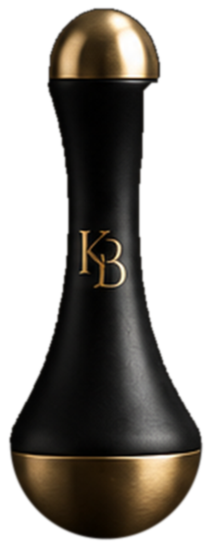 K3B Kansa Dual Wand — bronze facial sculpting tool